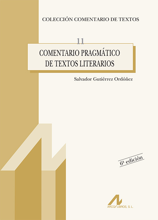 COMENTARIO PRAGMÁTICO DE TEXTOS LITERARIOS