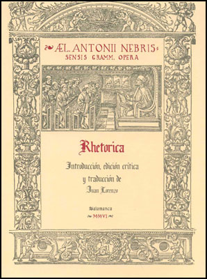 RHETORICA. EDICIÓN CRÍTICA DE JUAN LORENZO LORENZO