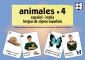 ANIMALES 4 BARAJA ESAÑOL-INGLES LENGUA DE SIGNOS