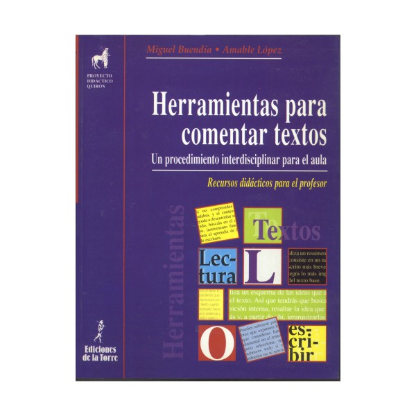 HERRAMIENTAS PARA COMENTAR TEXTOS (PROFESOR)