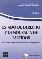 ESTADO DE DERECHO Y DEMOCRACIA DE PARTIDOS 5ª EDICIÓN