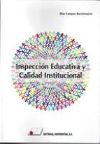 INSPECCIÓN EDUCATIVA Y CALIDAD INSTITUCIONAL