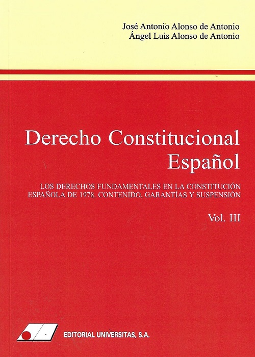 DERECHO CONSTITUCIONAL ESPAÑOL (III)