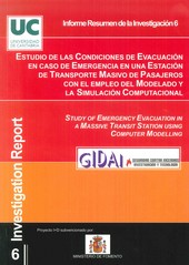 ESTUDIO DE LAS CONDICIONES DE EVACUACION EN CASO DE EMERGENCIA EN UNA ESTACION DE TRANSPORTE MASIVO DE PASAJEROS CON EL EMPLEO DEL MODELADO Y