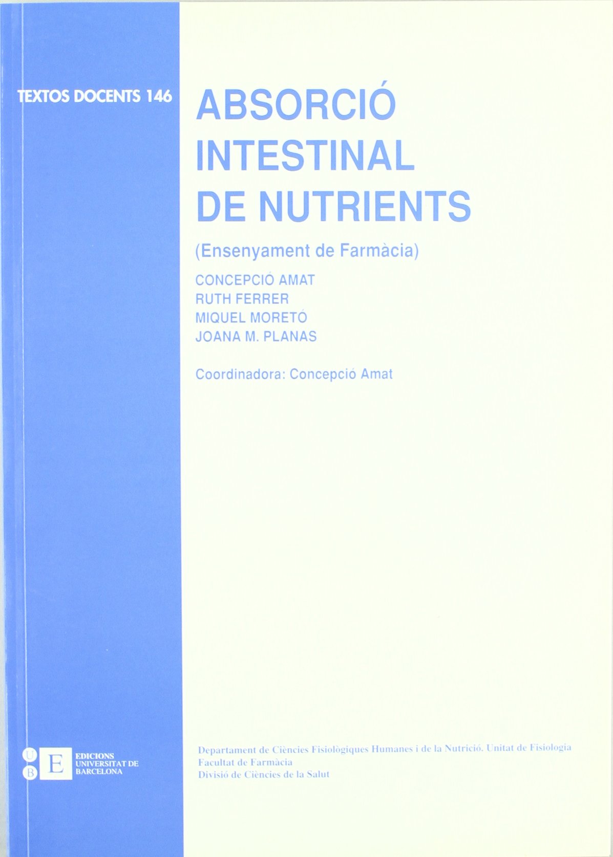 ABSORCIÓ INTESTINAL DE NUTRIENTS