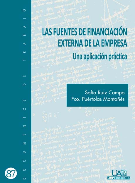 LAS FUENTES DE FINANCIACIÓN EXTERNA EN LA EMPRESA