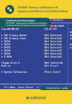 TESTEO Y VERIFICACIÓN DE EQUIPOS Y PERIFÉRICOS MICROINFORMÁTICOS. IFCT0108 OPERA