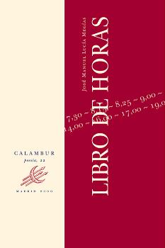 LIBRO DE HORAS (CALAMBUR POESIA)