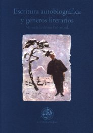 ESCRITURA AUTOBIOGRÁFICA Y GÉREROS LITERARIOS