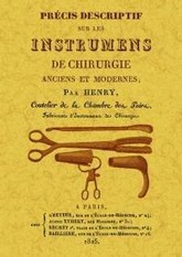 PRECIS DESCRIPTIF SUR LES INSTRUMENS CHIRURGI