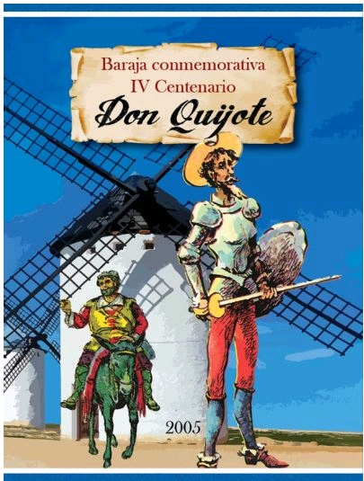 BARAJA CONMEMORATIVA IV CENTENARIO DON QUIJOTE