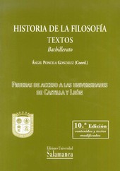 HISTORIA DE LA FILOSOFIA TEXTOS BACHILLERATO 10 ª EDICION