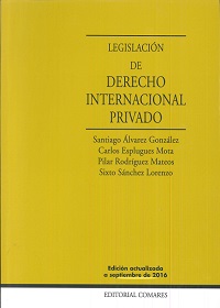 LEGISLACIÓN DE DERECHO INTERNACIONAL PRIVADO - ...