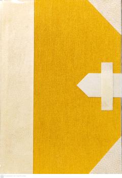 LIBRETA ARTESANAL PERGAMINO. TELA  AMARILLA