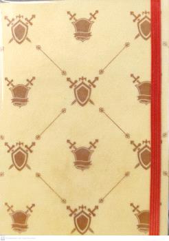 LIBRETA ARTESANAL PERGAMINO ESCUDOS