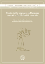 STUDIES IN THE LANGUAGES AND LANGUAGE CONTACT I...