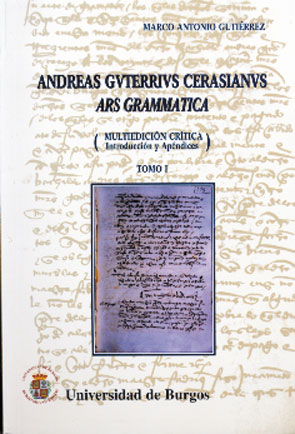 ANDREAS GVTERRIVS CERASIANVS. ARSS GRAMMATICA