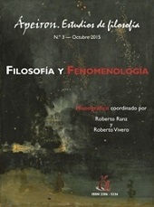 FILOSOFÍA Y FENOMENOLOGÍA Nº 3-OCTUBRE 2015