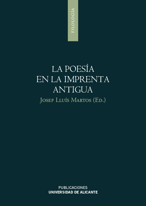 LA POESÍA EN LA IMPRENTA ANTIGUA