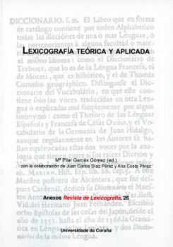 LEXICOGRAFÍA TEÓRICA Y APLICADA