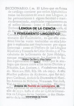 LENGUA DE LA CIENCIA Y PENSAMIENTO LINGÜÍSTICO