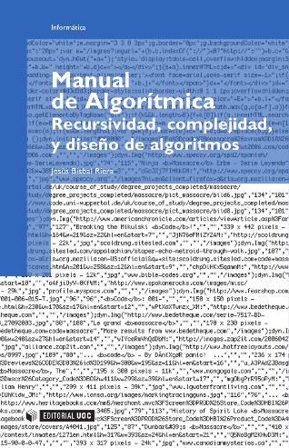 MANUAL DE ALGORITMICA. RECURSIVIDAD, COMPLEJIDAD, Y DISEÑO DE ALGORITMOS