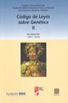 CÓDIGO DE LEYES SOBRE GENÉTICA