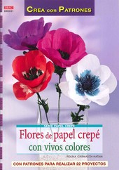 FLORES DE PAPEL CREPE CON VIVOS COLORES