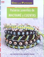 PULSERAS JUVENILES DE MACRAME Y CUENTAS