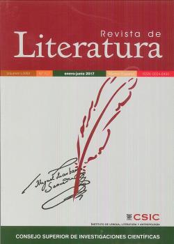 REVISTA DE LITERATURA 157. ENERO-JUNIO 2017