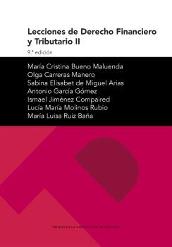 LECCIONES DE DERECHO FINANCIERO Y TRIBUTARIO II 9.ª EDICIÓN