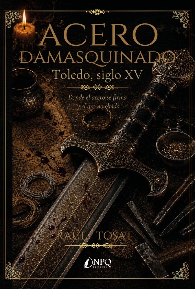 ACERO DAMASQUINADO TOLEDO, SIGLO XV