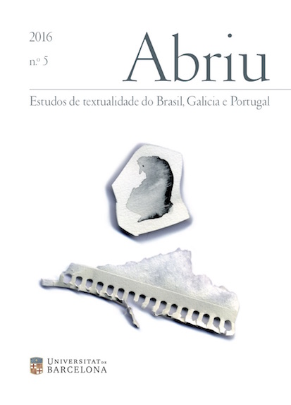 ABRIU 5. ESTUDOS DE TEXTUALIDADE DO BRASIL, GALICIA E PORTUGAL,  2016