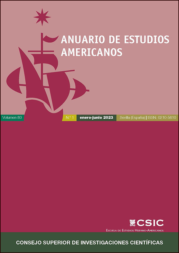 ANUARIO DE ESTUDIOS AMERICANOS VOL. 80 ( I, II ) SUSCRIPCIÓN EXTRANJERO