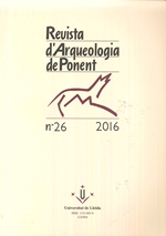 REVISTA D'ARQUEOLOGIA DE PONENT NUM 26 2016