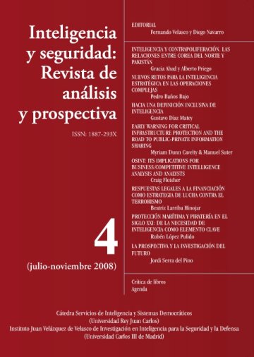 INTELIGENCIA 04 SEGURIDAD REVISTA DE ANALISIS