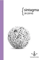 SINTAGMA . NUM 28 (2016)