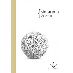 SINTAGMA . NUM 29 (2017)