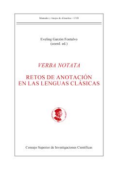 Verba notata : retos de anotación en las lenguas clásicas