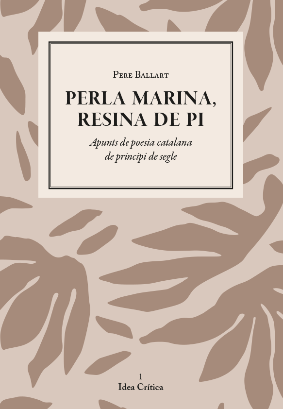 Perla marina, resina de pi