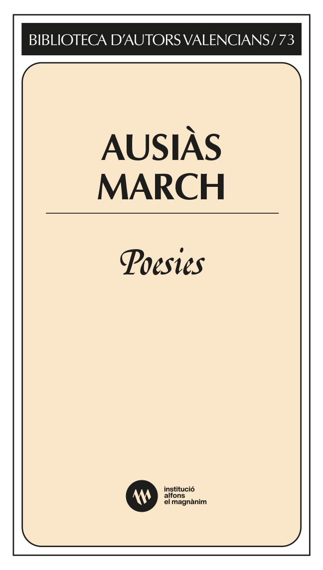Ausiàs March. Poesies. Nova edició