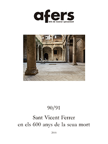 Afers 90/91 Sant Vicent Ferrer, en els 600 anys de la seua mort