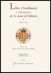 Llibre d'establiments i ordenacions de la ciutat de València I (1296-1345)