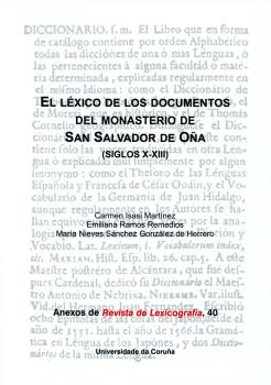 El léxico de los documentos del monasterio de San Salvador de Oña (siglos X-XIII)