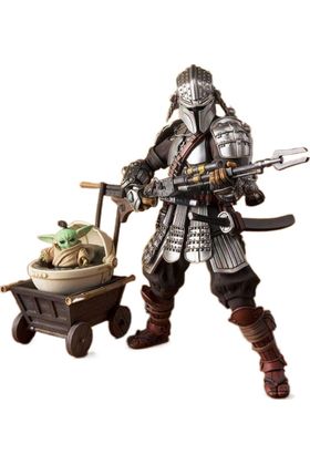 RONIN MANDALORIAN BESKAR ARMOR & GROGU STAR WARS MEISHO MOVIE REALIZATION EXCLUSIVE 25 ANN