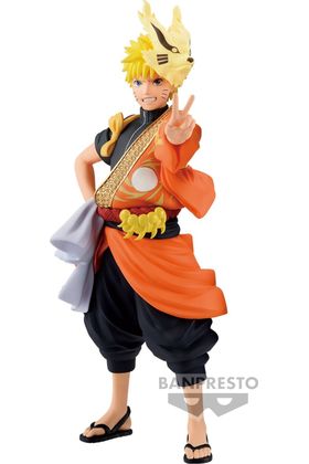 NARUTO UZUMAKI FIG 16 CM NARUTO SHIPPUDEN 20 TH ANNIVERSARY COSTUME