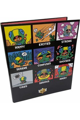 CARPETA 4 ANILLAS BRAWL STARS