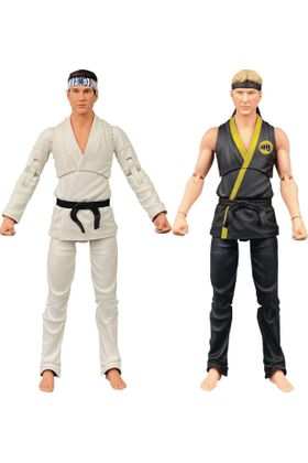 SET 2 FIGURAS JOHNNY & DANIEL 18 CM COBRA KAI ALL VALLEY