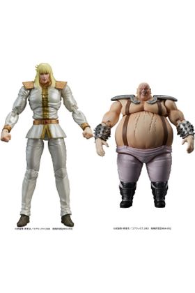 SHIN & HEART SET 2 FIG. 11 CM FIST OF THE NORTH STAR DIGACTION