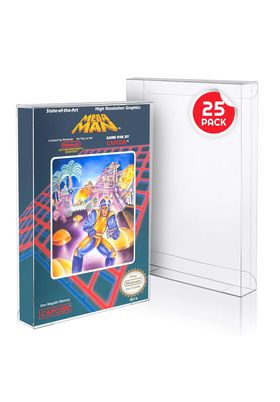 25 X PROTECTOR PET 0.35 MM ESTUCHES NINTENDO ENTERTAINMENT SYSTEM